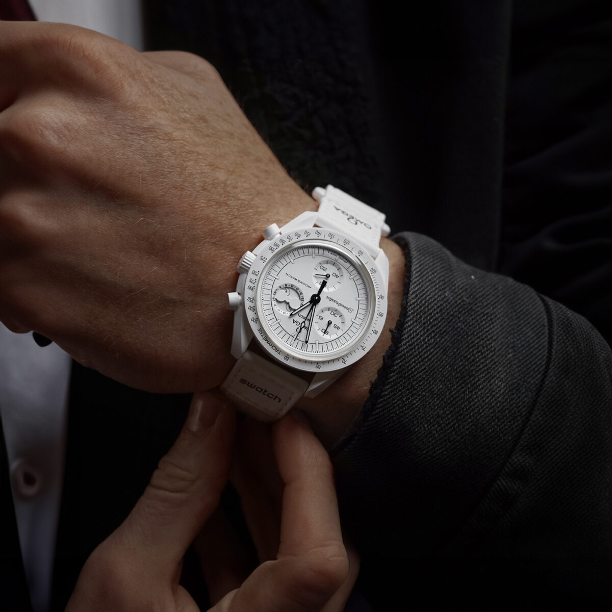 Omega Swatch X Snoopy White - Image 4