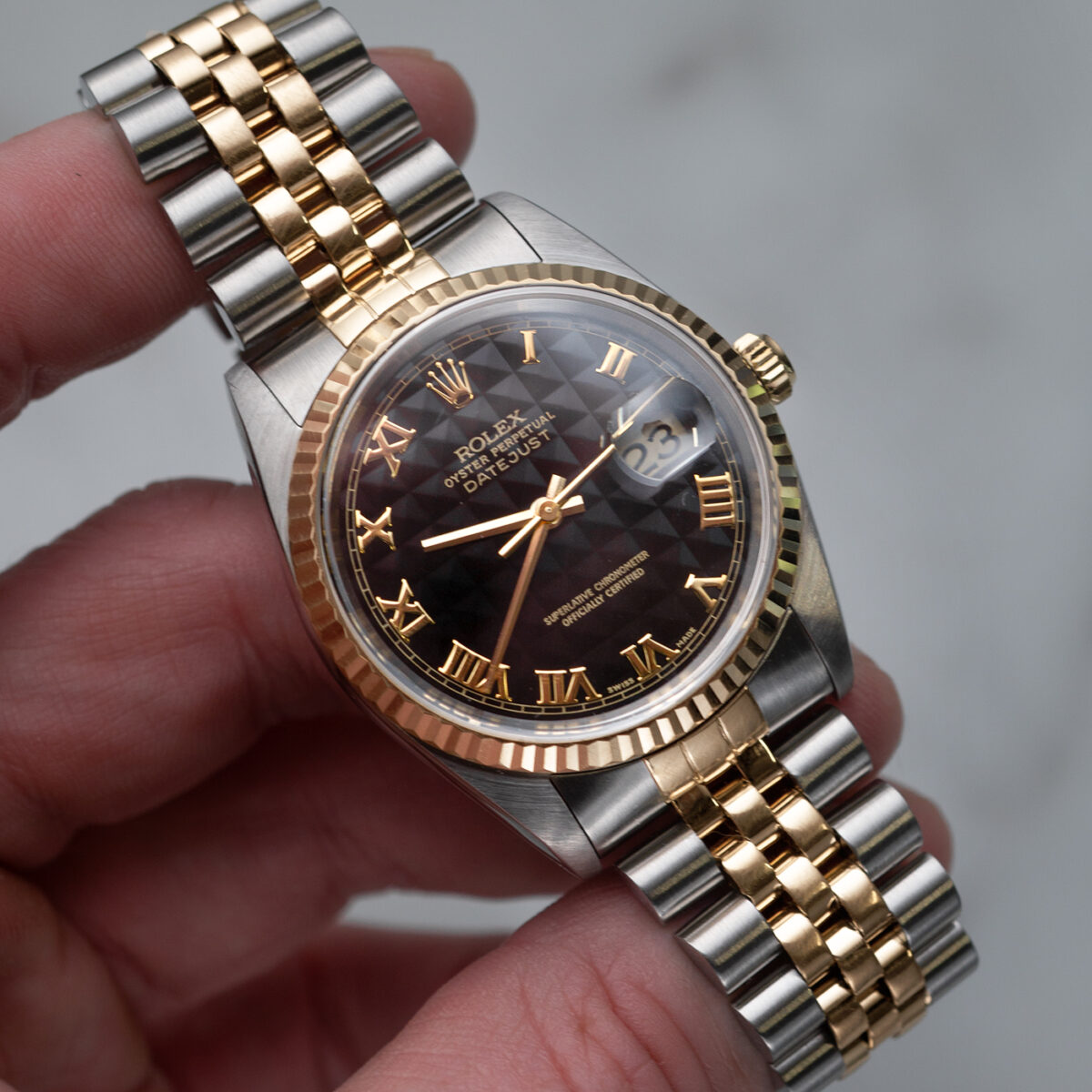 Rolex Datejust Pyramid Dial - Image 3