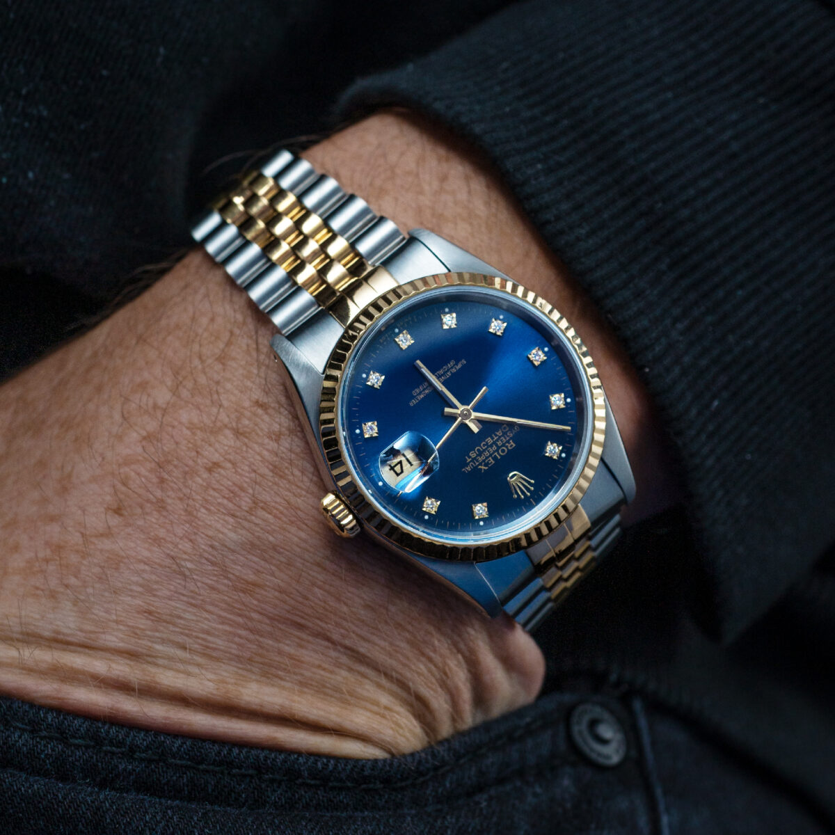 Rolex Datejust Blue Diamond - Image 4