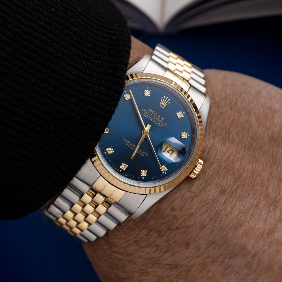 Rolex Datejust Blue Diamond