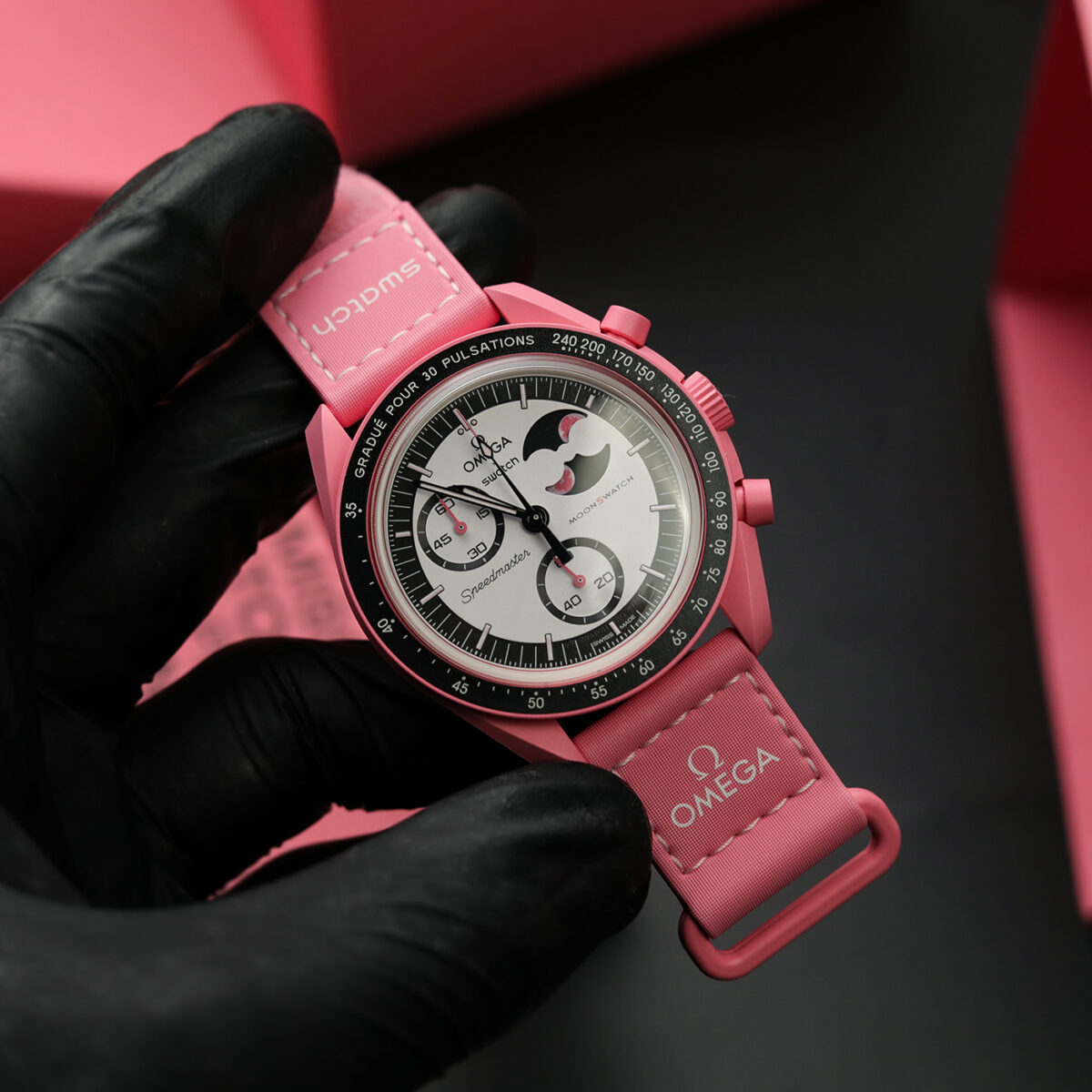 Omega Swatch X Pink Moonphase - Image 2