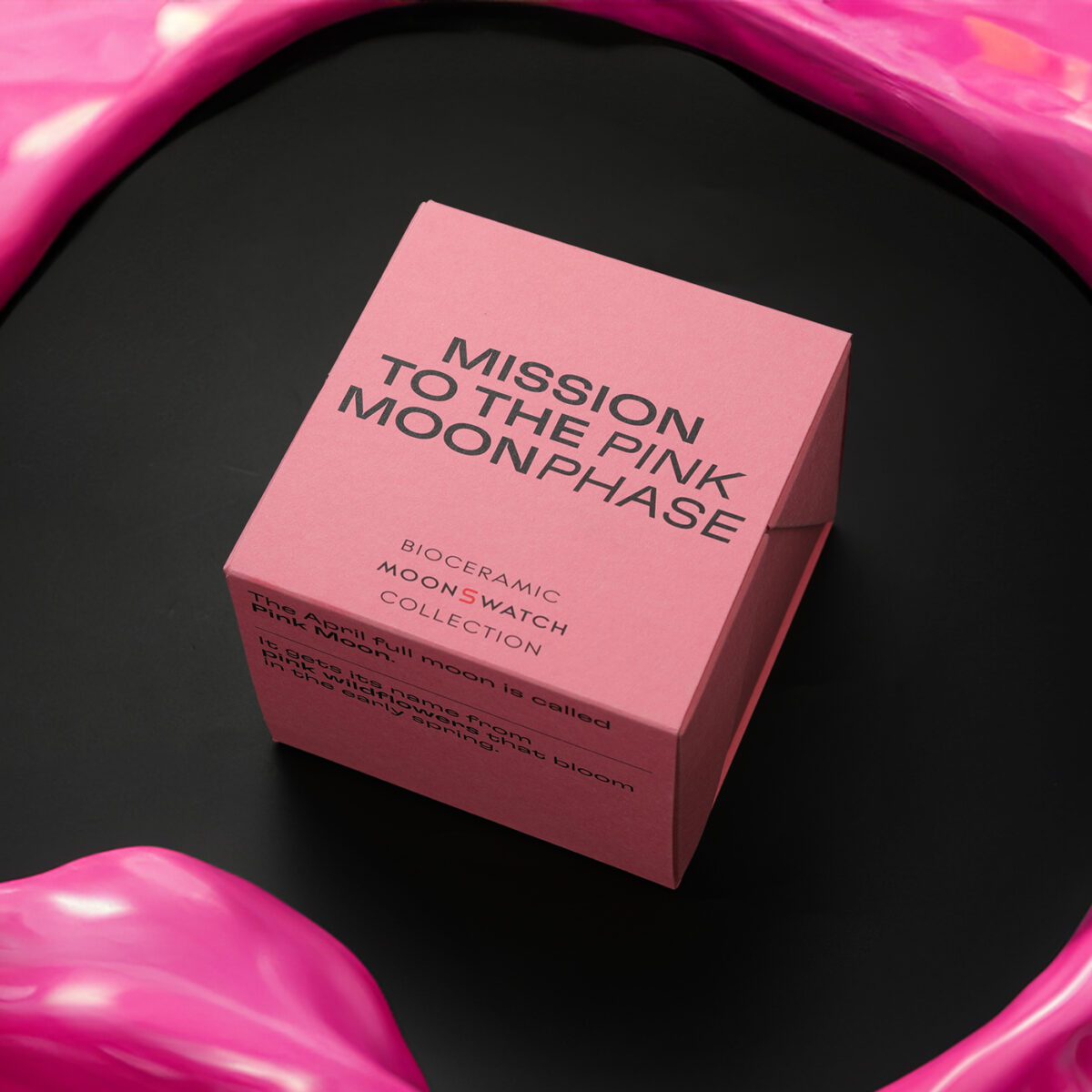 Omega Swatch X Pink Moonphase - Image 3