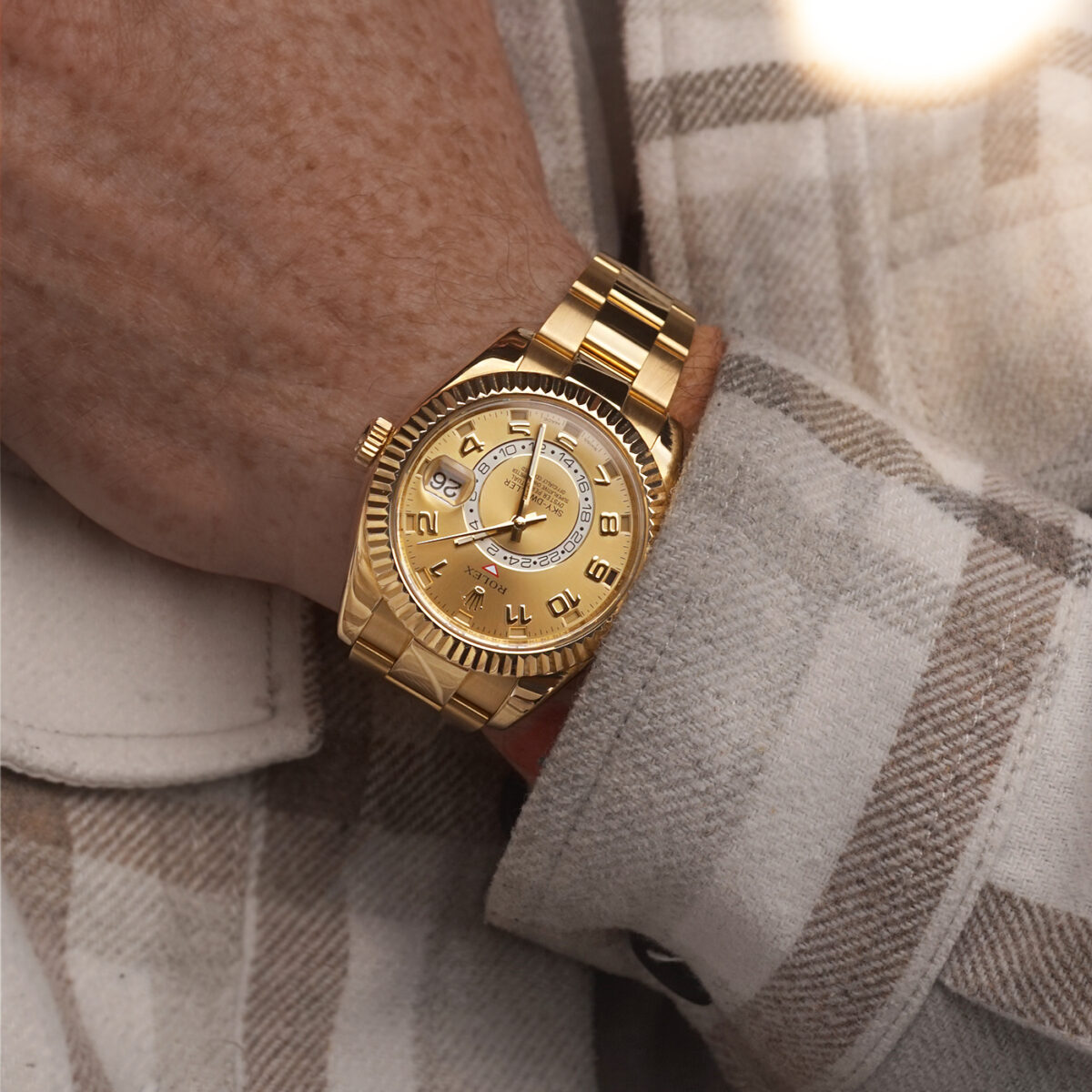 Full Gold Rolex Sky Dweller - Image 4