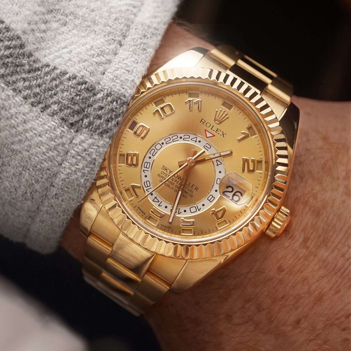 Full Gold Rolex Sky Dweller