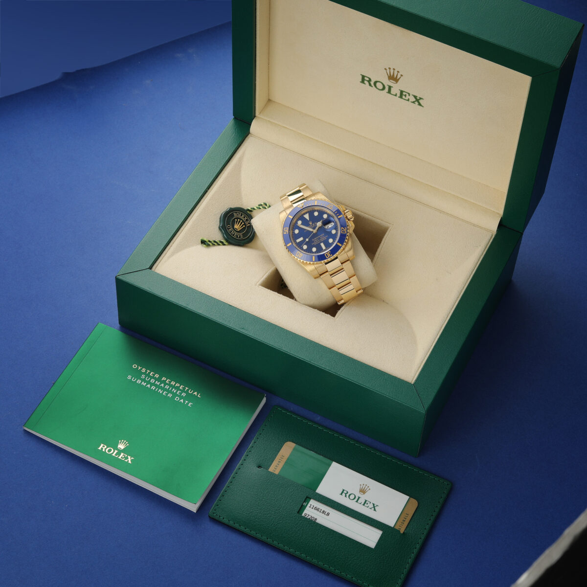 Full Gold Rolex Submariner 116618LB - Image 5