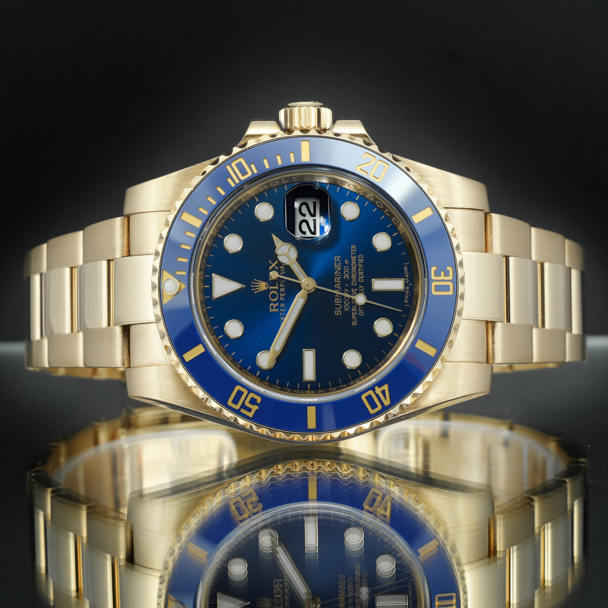 Full Gold Rolex Submariner 116618LB - Image 2