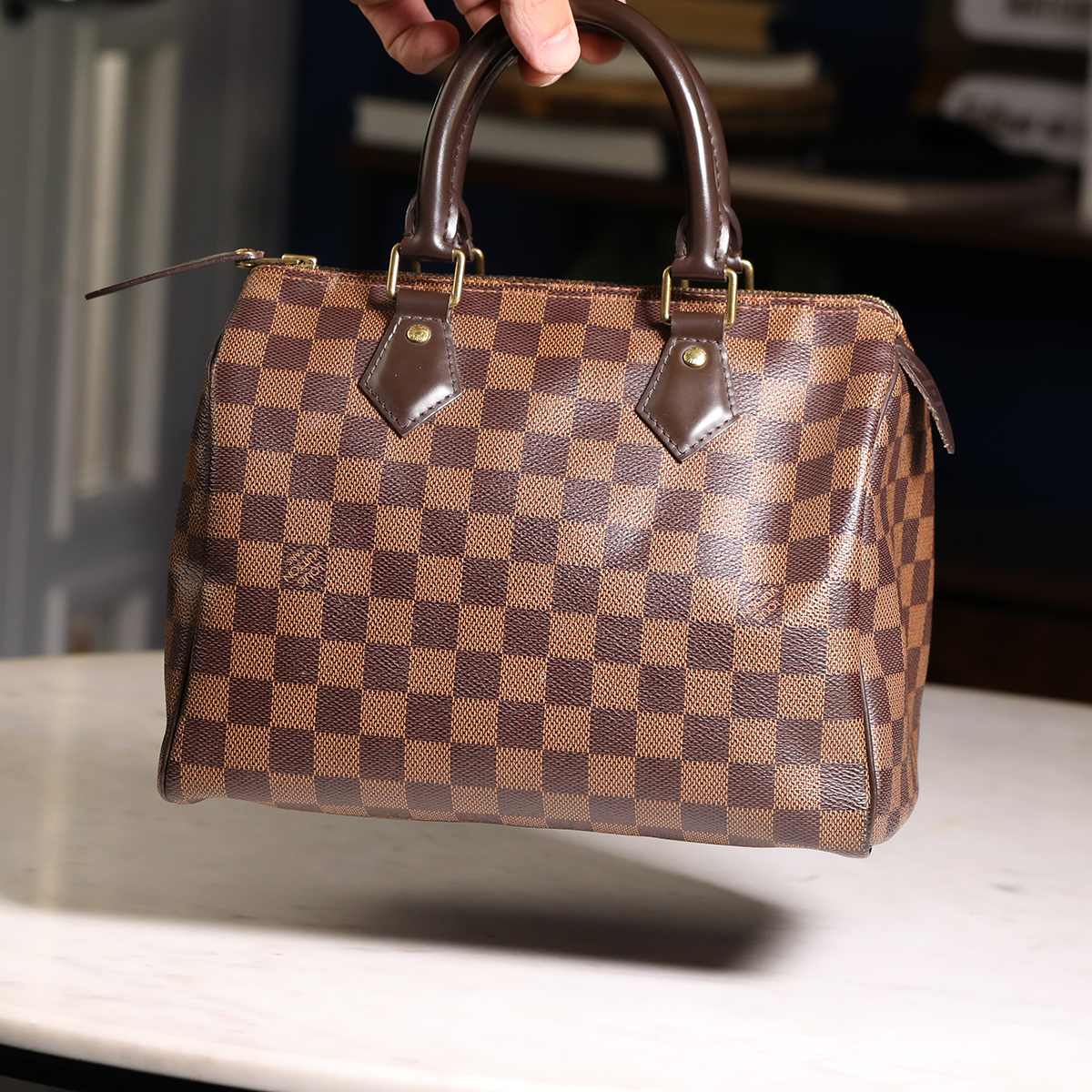 Louis Vuitton Damier Azur Speedy Bag - Image 2